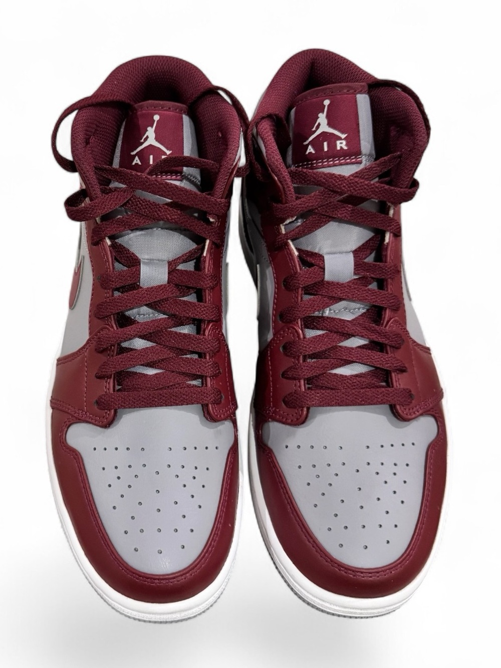Air Jordan 1 Mid - Cherrywood Red/White
